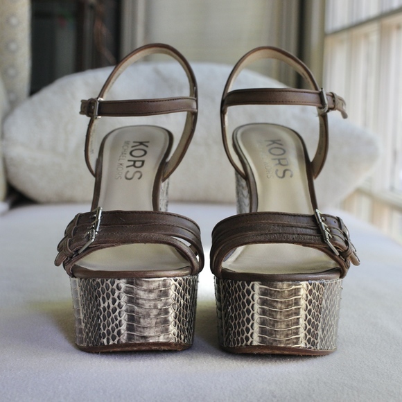 KORS Michael Kors Wedge Sandals - Picture 5 of 9